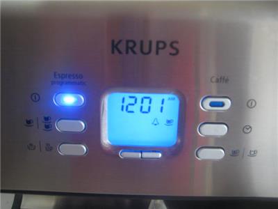 Krups Xp2070 Programmable 10 Cup Coffeemaker 15 Bar Pump Espresso