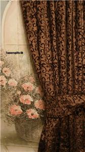 Gold Red Lilac Brown Natural Lined Velvet Curtains