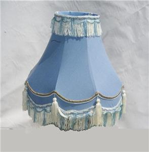 12 Quot 14 Quot 16 Quot Traditional Fully Lined Table Lamp Shades Blue