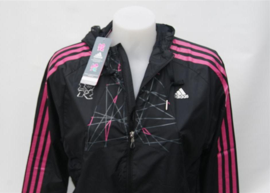 adidas pink running jacket
