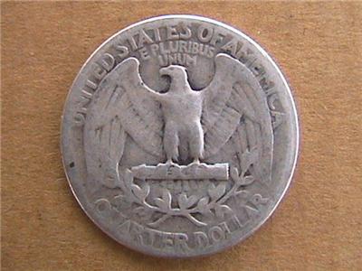 1942 WASHINGTON SILVER QUARTER US Coin (No Mint Mark) GC | eBay