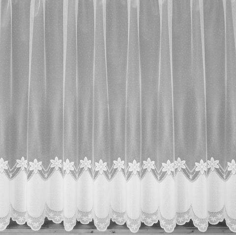 LUXURY VOILE NET CURTAINS SLOT TOP ~ PLAIN & FLORAL DESIGNS special