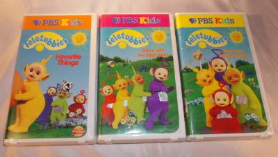 PBS Kids TELETUBBIES VHS Movie Tapes Lot x 3 | eBay