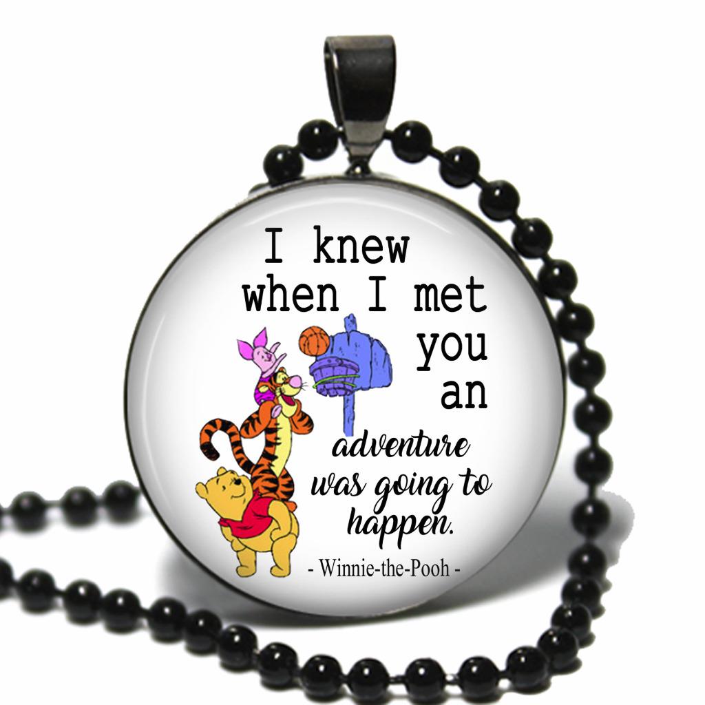 Winnie the pooh quote jewelry cheap