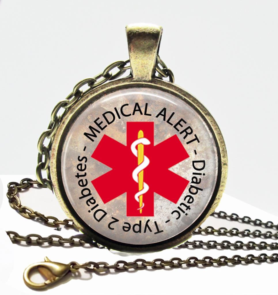 medical necklace for diabetes