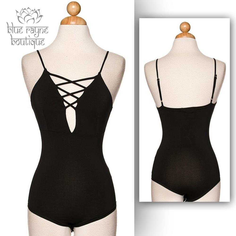 black bodycon bodysuit