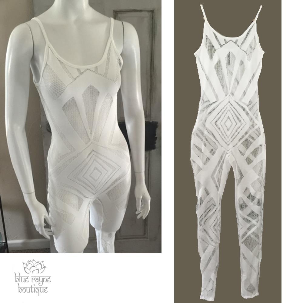 white full bodysuit