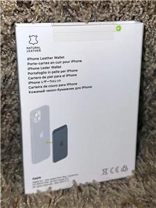 Apple アップル 純正 MagSafe対応 iPhone レザーウォレット