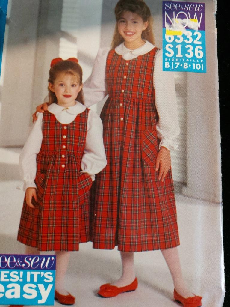 Jersey y patrón superior See&Sew Now 6332/S136 para niños/niñas talla 2-6, 7-10 - Imagen 5 de 5