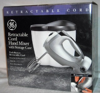 Retractable Power Cord >> General Electric Hand Mixer Retractable Cord Grey Storage Case 3 Beaters 6 Speed | eBay Retractable Power Cord >> General Electric Hand Mixer Retractable Cord Grey Storage Case 3 Beaters 6 Speed | eBay