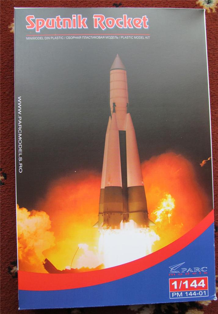 Soviet Space Flight Sputnik Rocket 1144 Scale Model Kit by Parc Models
