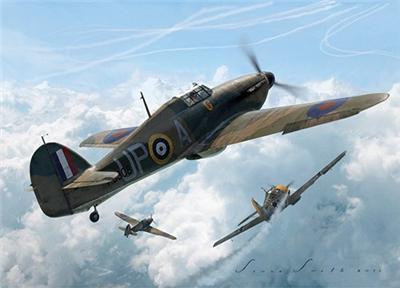 Hurricane MK1 Aces DFC collectors postcard set Battle of Britain Bader ...