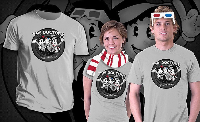 Nueva Camisa para Hombre Looney Toons Tunes Bugs Bunny Porky como Doctor Who Sátira Teefury - Imagen 2 de 2