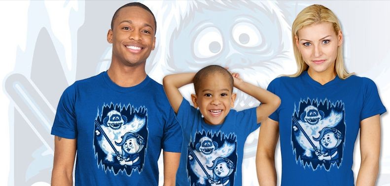 Camicia donna Star Wars Skywalker Wampa come Rudolph Hermey Sasquatch Satira RIPT - Foto 2 di 2