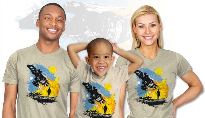 FIREFLY Joss Whedon Space Cowboy Art Very Cool Satire Parody RIPT Mens Shirt NEW-image