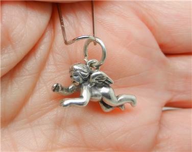 James Avery Retired Sterling Silver 3d Cherub Angel Charm Rare