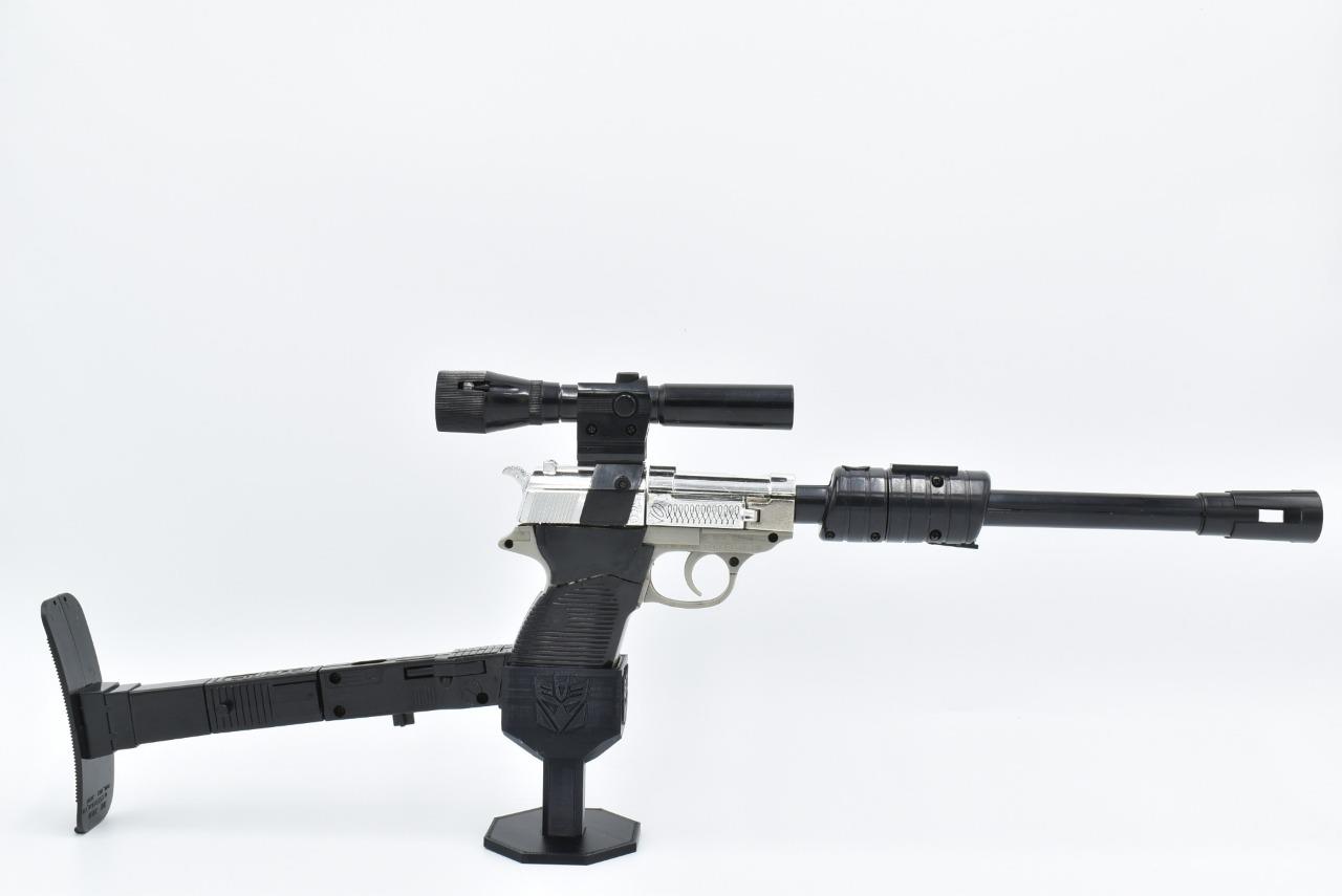 Megatron Custom Display Stand for Walther P38 MC13 UNCLE G1 Transformers