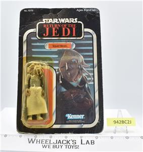 Squid Head 65 Back Tsukuda Japan Star Wars ROTJ 1983 Kenner Figure