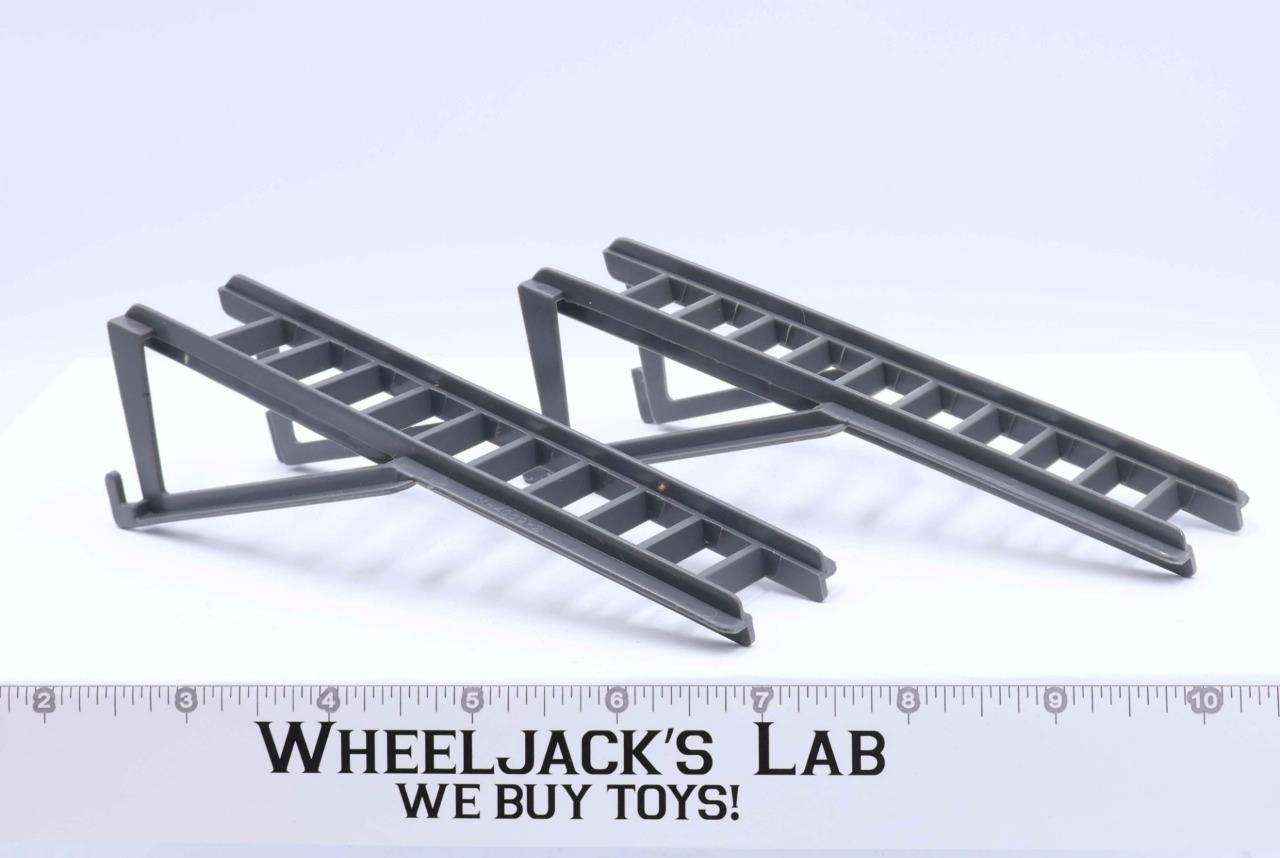 USS Flagg Aircraft Hand Rail Ladder Stairs PAIR NO REPRO 1985 GI Joe Vintage