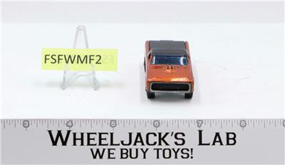 Custom Fleetside Orange Hot Wheels Mattel Vintage 1968 Redline RL
