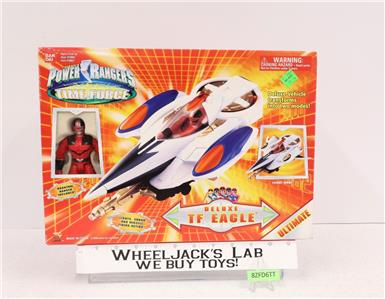 Deluxe TF Eagle 100% Complete Power Rangers Time Force 2000 Bandai