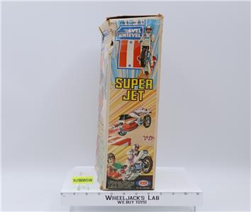 Super Jet Cycle Complete W/ TALL GERMAN Box Evel Knievel 1976