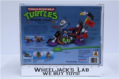 Psycho Cycle CAS GRADED 85+ TMNT 1990 Playmates Vehicle NEW SEALED