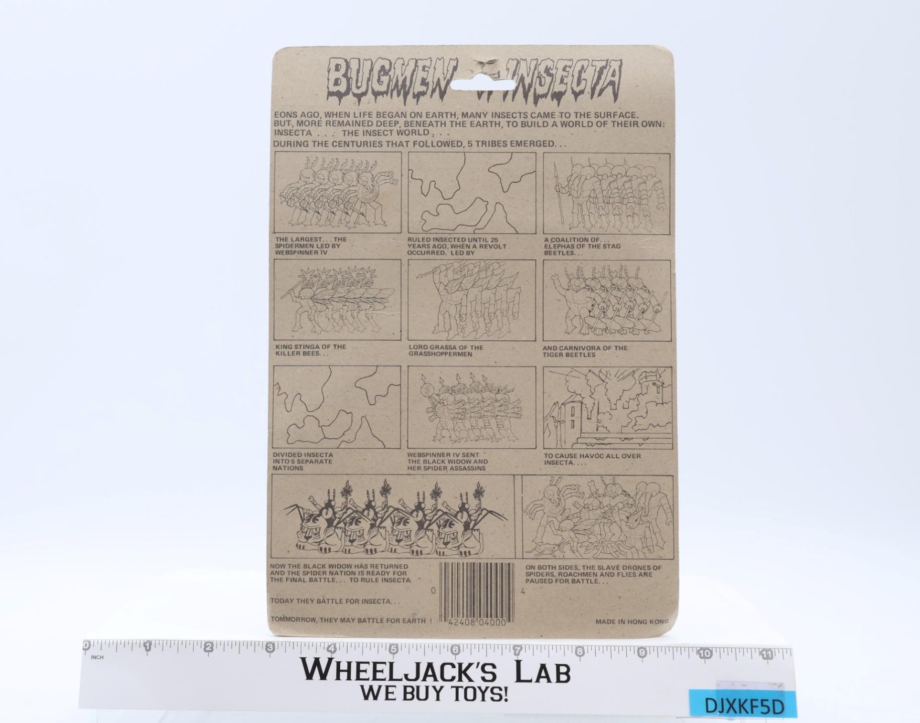 Webspinner Emperor of Spider Nation Bugmen of Insecta 1983 Multi-Toys NEW SEALED