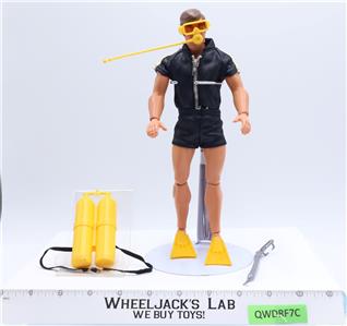 Black Scuba Outfit Deep Sea Diving Big Jim 1974 Mattel Action