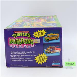 Rock 'N' Roll Muta-Bus TMNT Mutations 1992 Playmates Vehicle NEW