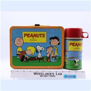Peanuts by Schulz Metal Lunch Box 1959 King-Seeley Thermos Co. w