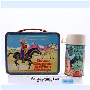 Chuck Connors Starring In Cowboy In Africa Lunch Box 1968 King