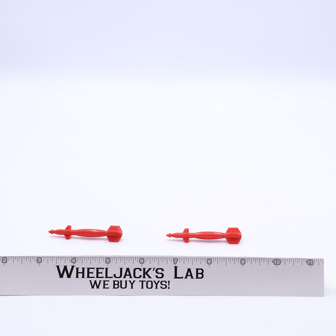 Dreadnok's Tri-Cycle Missiles x2 1987 GI Joe Vintage Hasbro Figure Vehicle