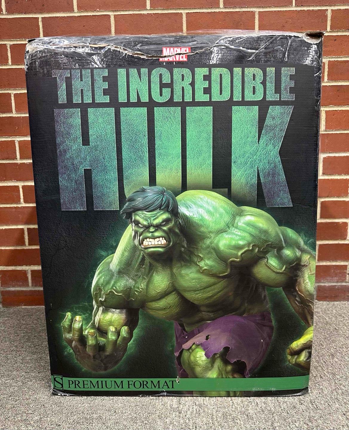 The Incredible Hulk Premium Format Statue Marvel Sideshow Collectibles 0121/2500