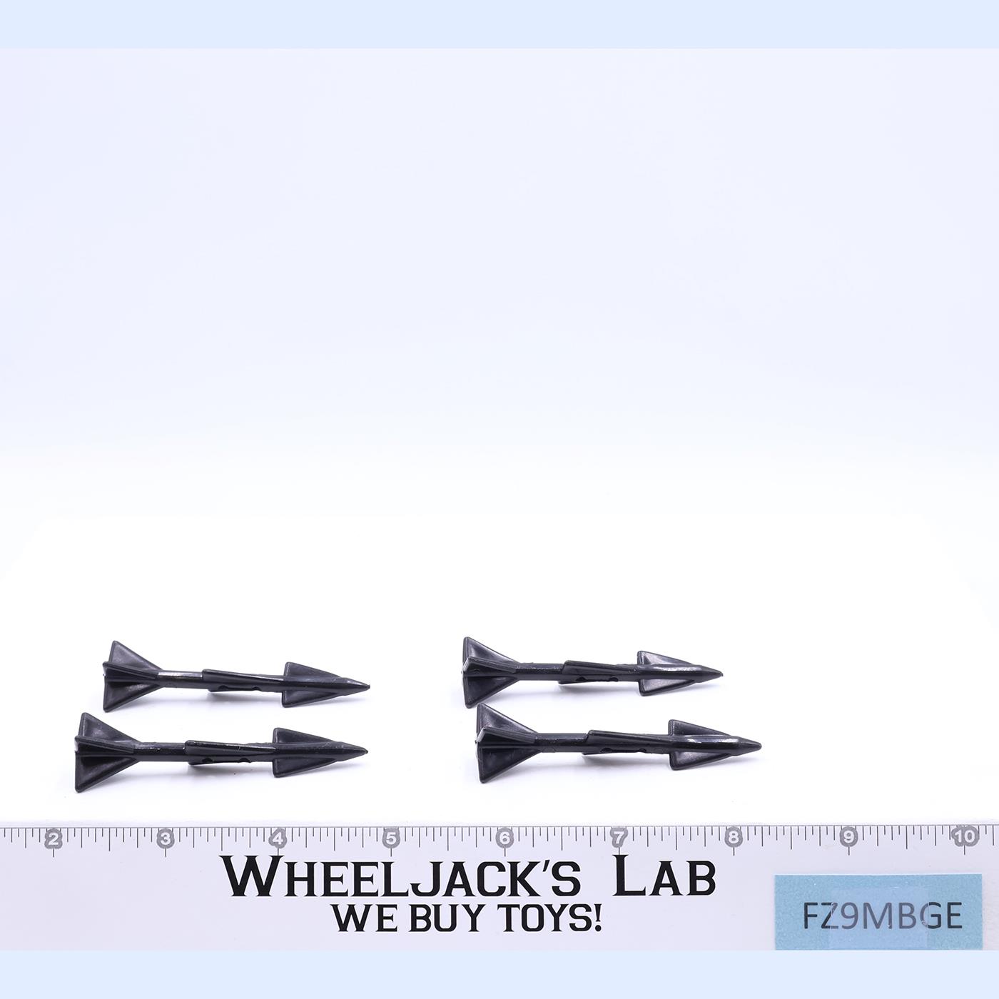 Cobra Rattler Black Missiles x4 1984 GI Joe Hasbro Vintage Vehicle