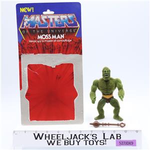 Moss Man W/12 Cardback 100% Complete He-Man Masters of the