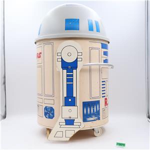 R2-D2 Toy Toter Box 29in Tall Rolling Wheels 1983 Vintage Star