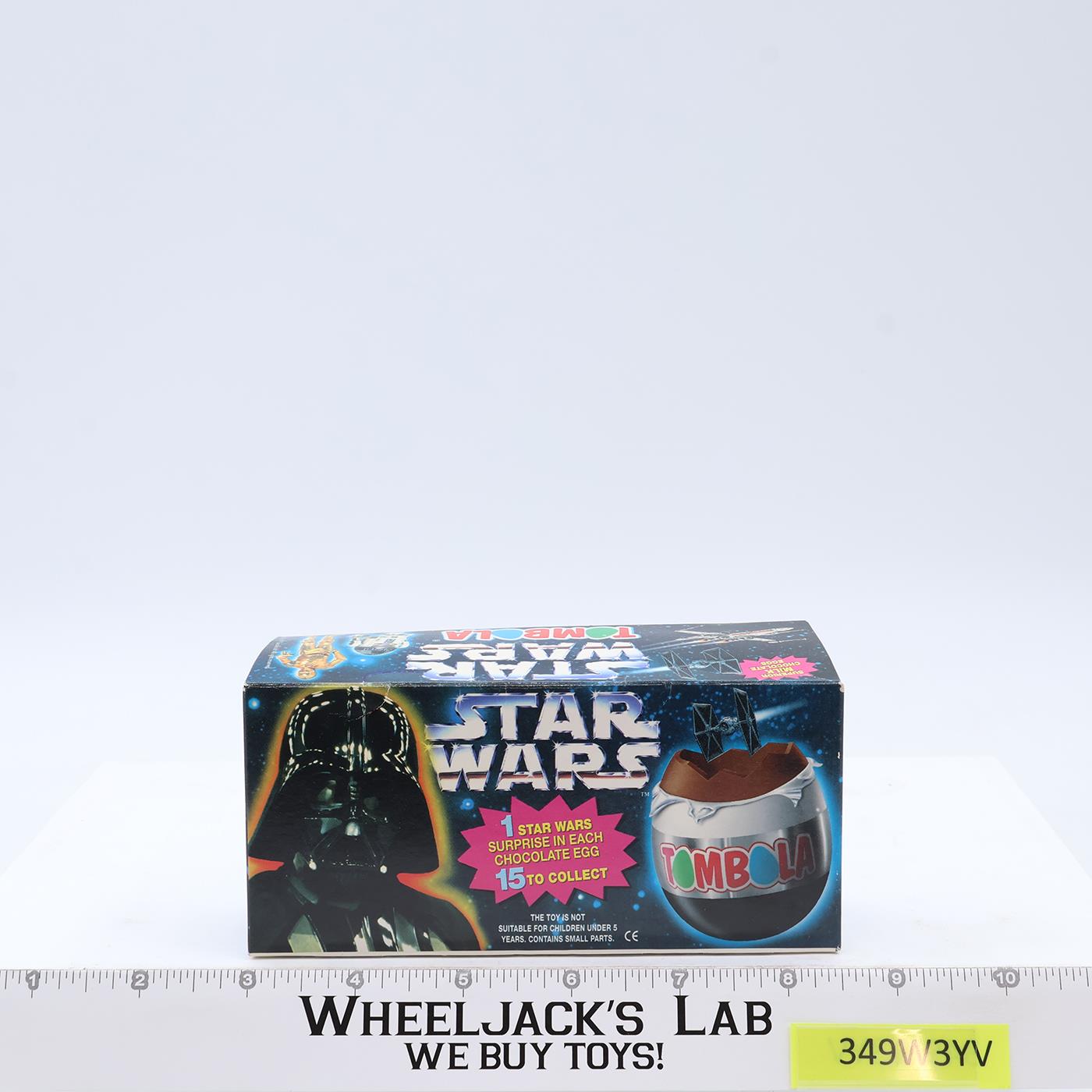 Tombola Chocolate Surprise Egg Star Wars 1997 Vintage EMPTY BOX
