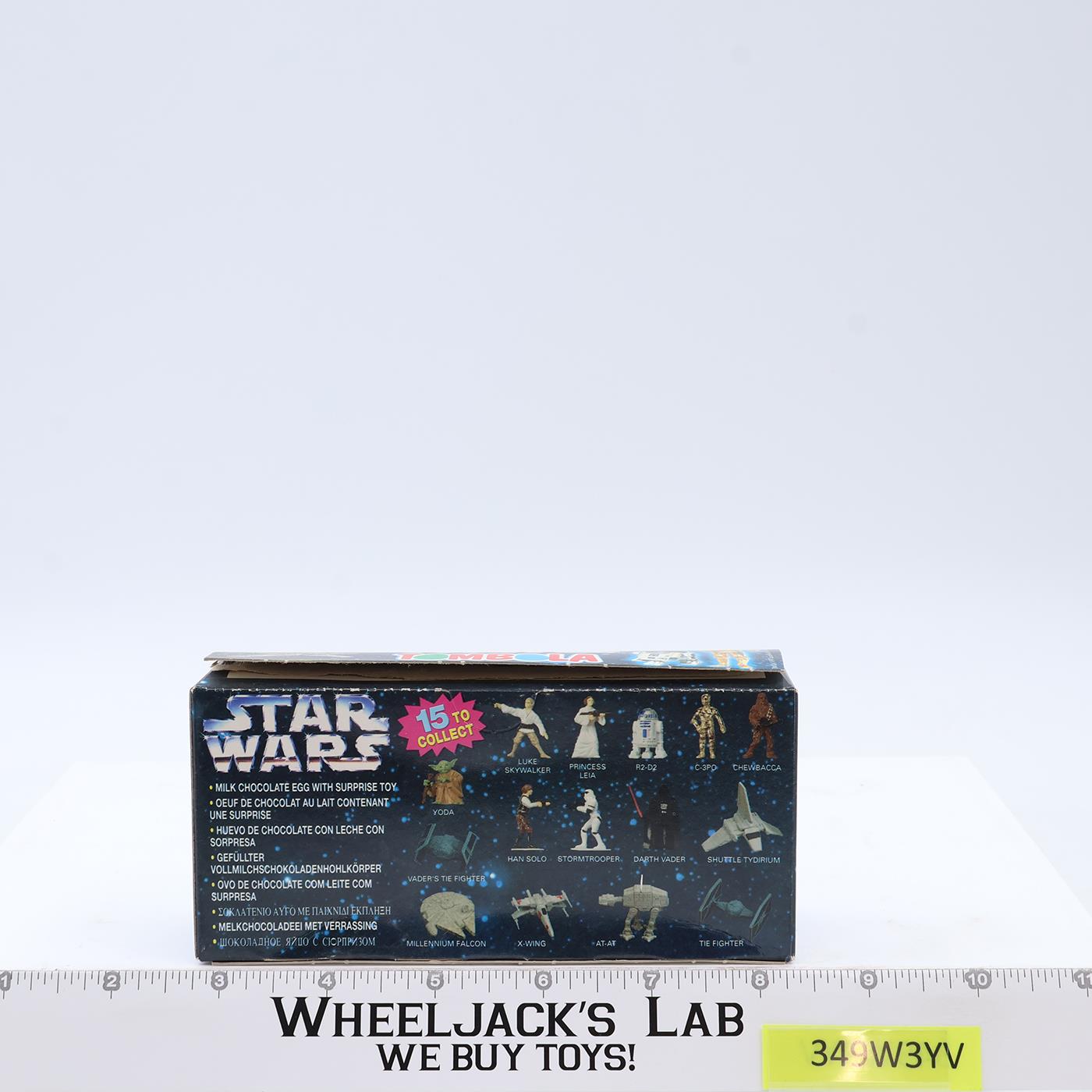 Tombola Chocolate Surprise Egg Star Wars 1997 Vintage EMPTY BOX