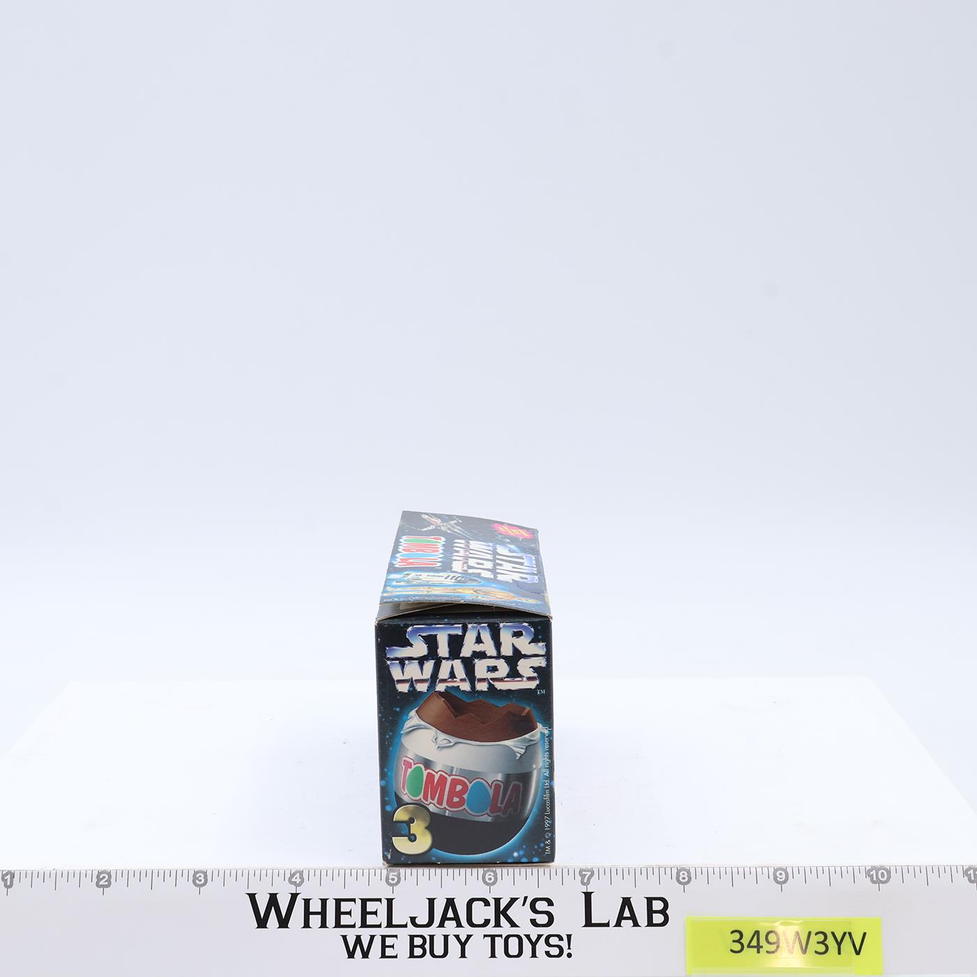 Tombola Chocolate Surprise Egg Star Wars 1997 Vintage EMPTY BOX