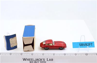 E' Type Jaguar Matchbox Series No. 32 RED Lesney 1960's Made In