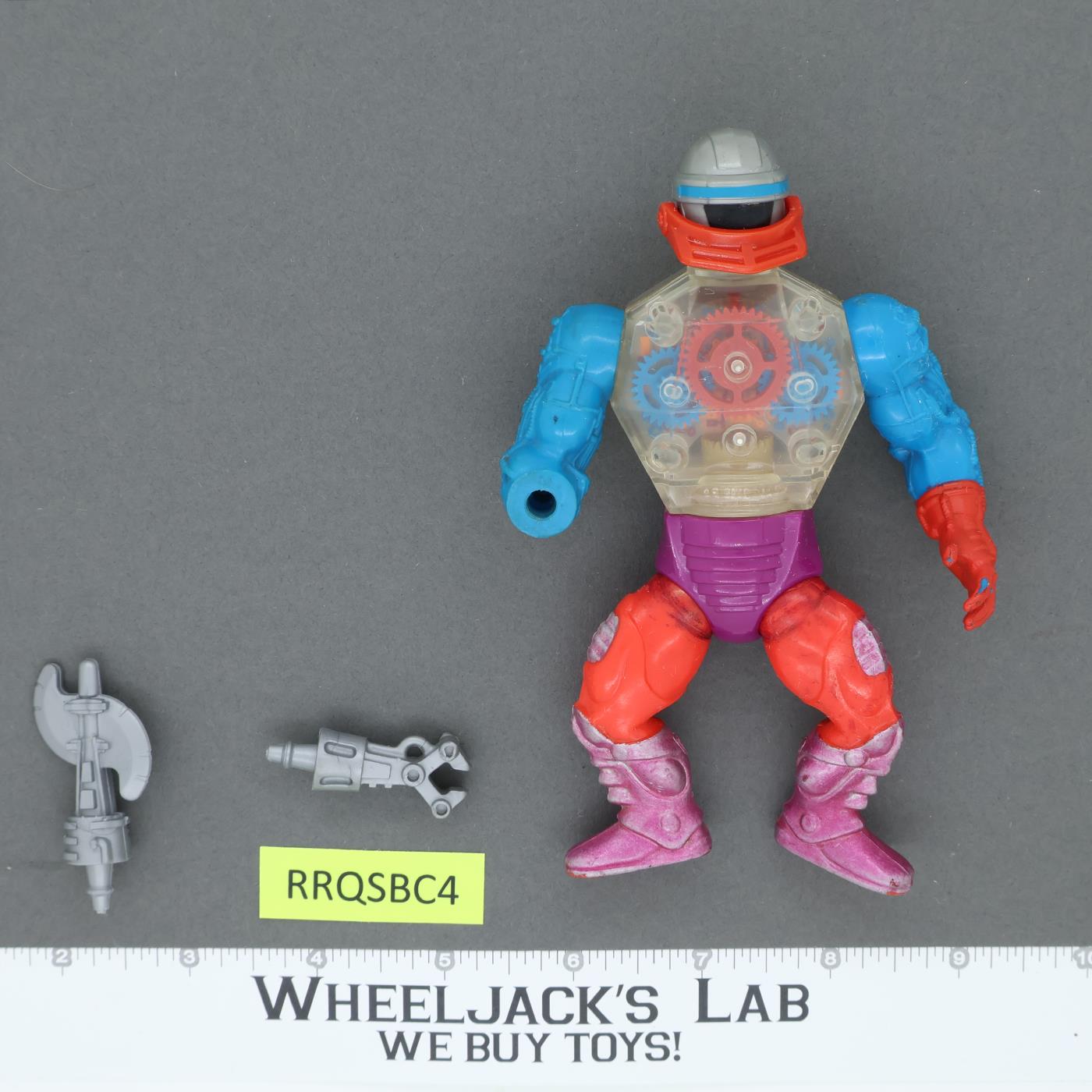 Roboto He-Man Masters of the Universe MOTU 1985 Mattel Vintage Action Figure