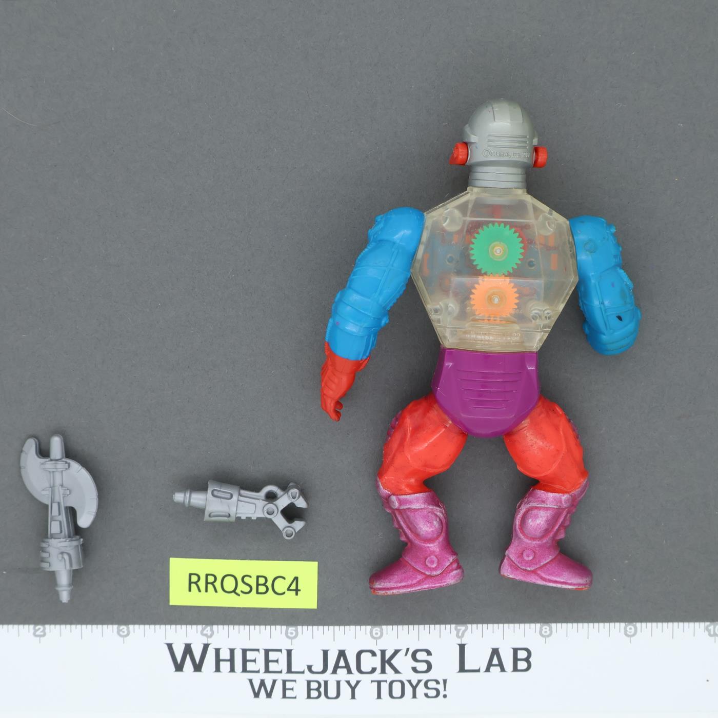 Roboto He-Man Masters of the Universe MOTU 1985 Mattel Vintage Action Figure