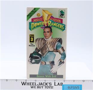 Power Rangers Green with Evil Part 3 The Rescue VHS Tape 1994