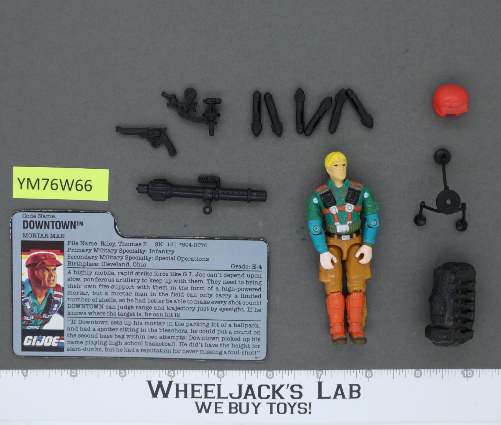 Downtown V1 100% Complete G.I. Joe 1988 Hasbro Vintage Action Figure