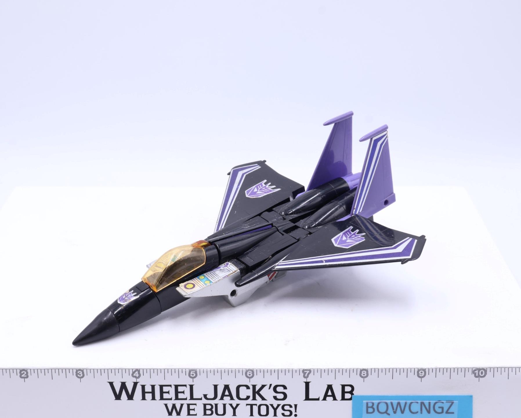 Skywarp 1985 Vintage G1 Transformers F-15 Fighter Hasbro Action Figure