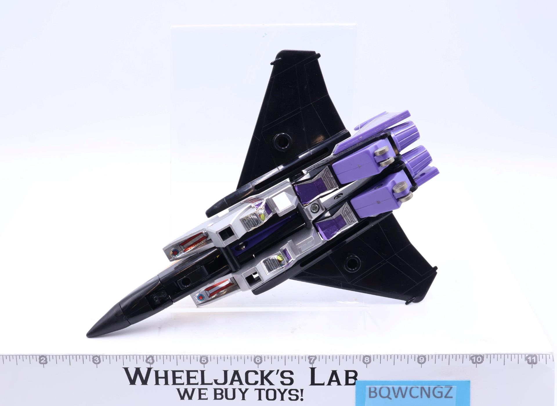 Skywarp 1985 Vintage G1 Transformers F-15 Fighter Hasbro Action Figure