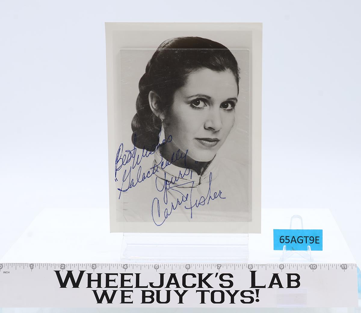 Princess Leia Organa Star Wars Fan Club Carrie Fisher STAMPED 5x7 Picture
