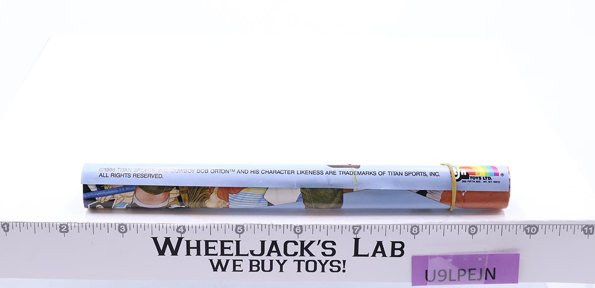 Cowboy Bob Orton Original Poster 1986 WWF LJN Wrestling Vintage UNUSED