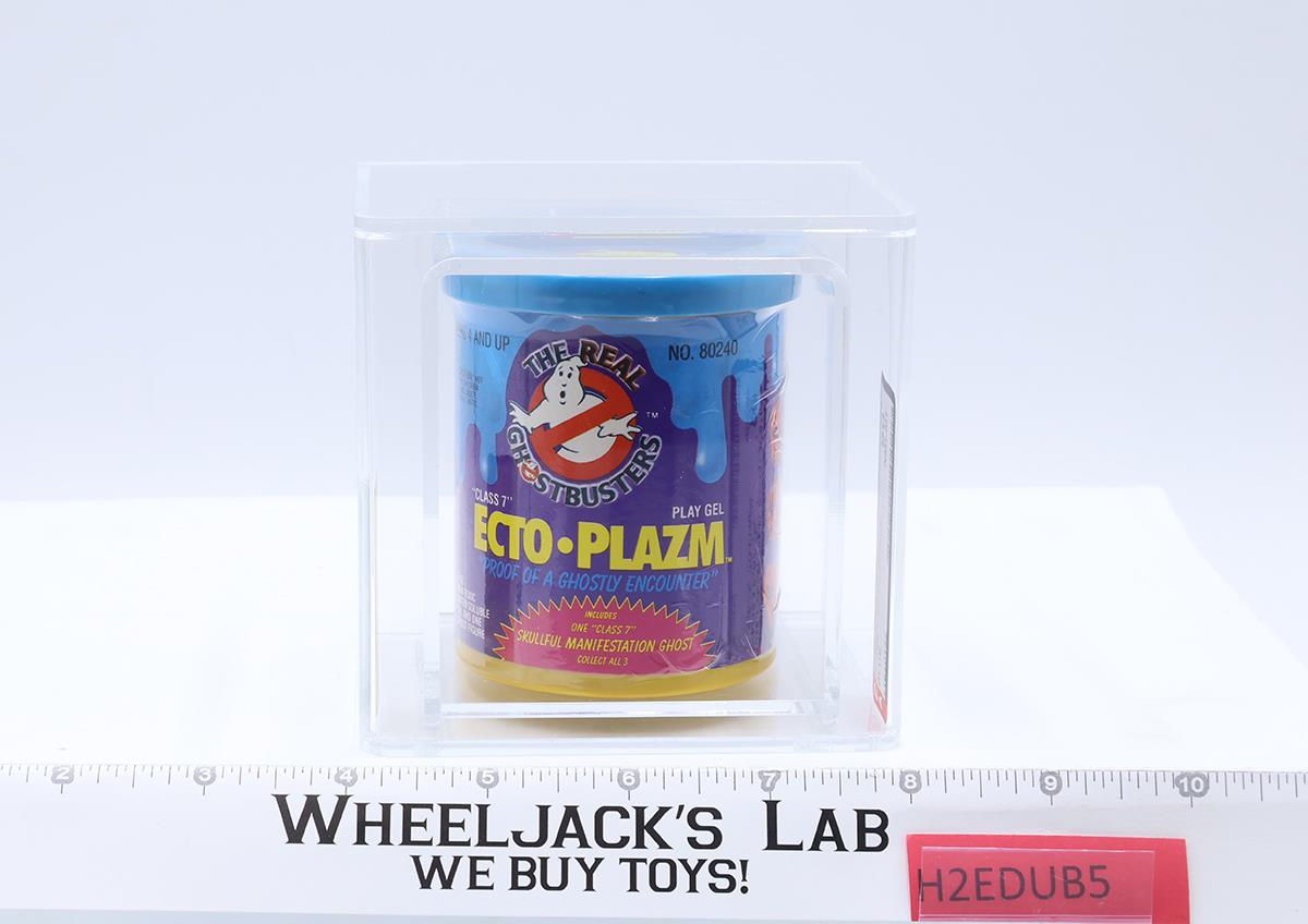 Blue Ecto-Plazm AFA HIGHEST GRADE 90 Ghostbusters 1988 Kenner NEW SEALED